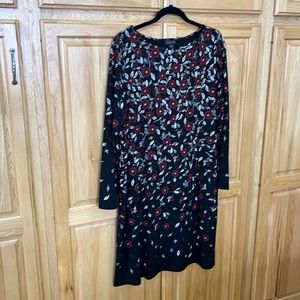J.Jill Wearever Collection long sleeve dress L